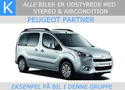 gruppe k - peugeot partner malaga biludlejning malaga lufthavn